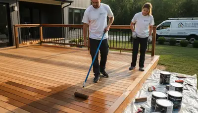 Professional deck staining and wood finishing by expert painters in Modesto, CA