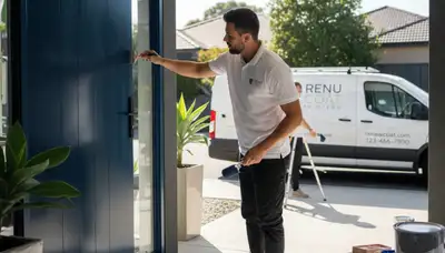 Professional door painting and refinishing by house painters in Modesto, CA