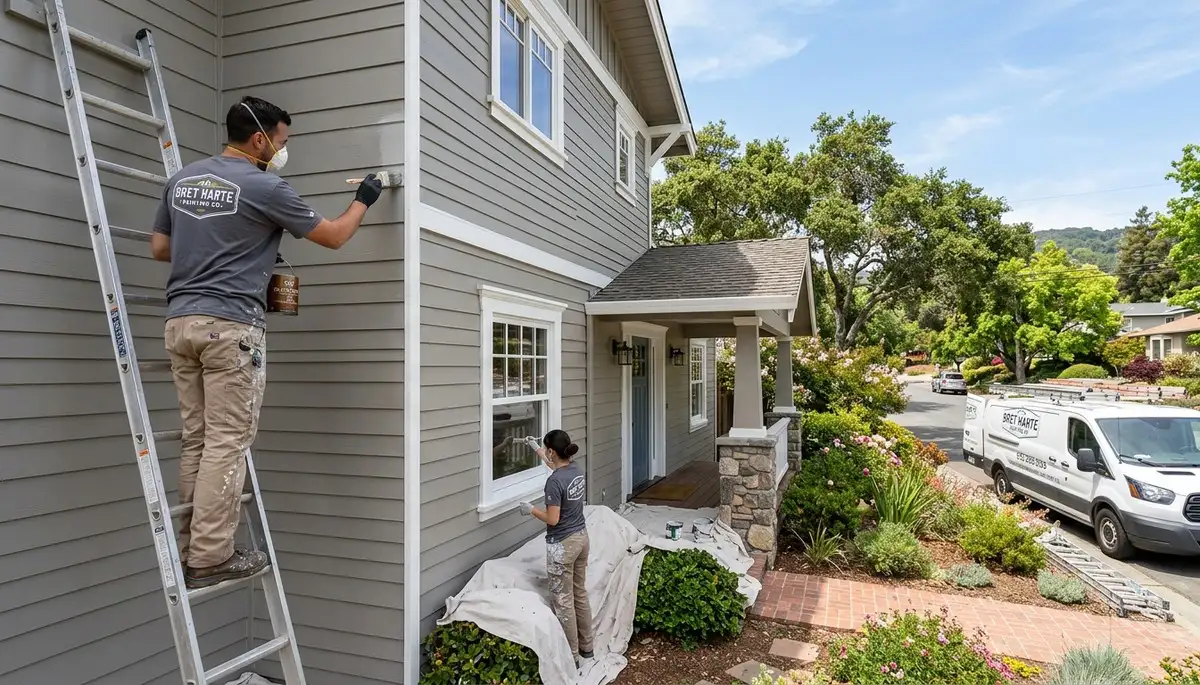 Professional house painters providing exterior home painting services in Modesto, CA
