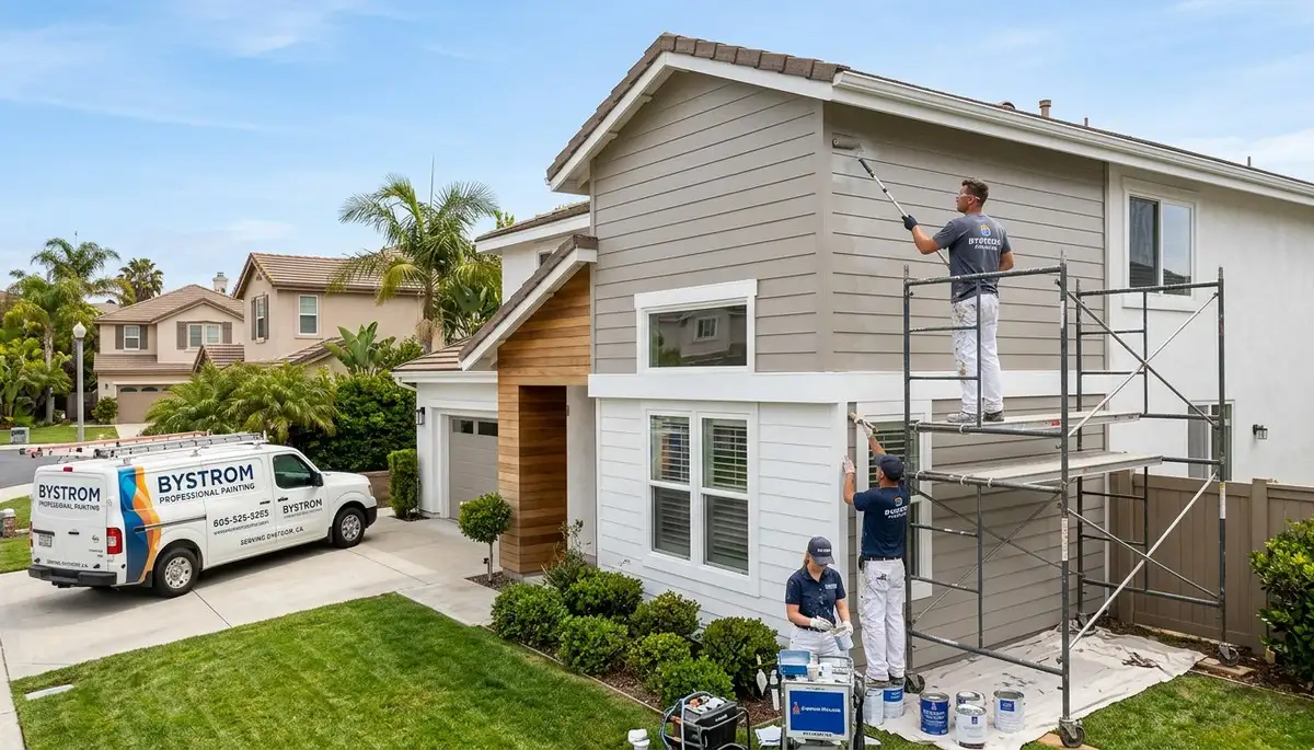 Professional house painters in Modesto CA providing expert exterior and interior painting services