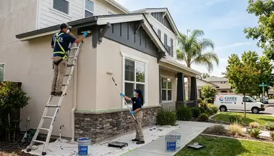 Professional house painters in Modesto CA providing quality exterior and interior painting services