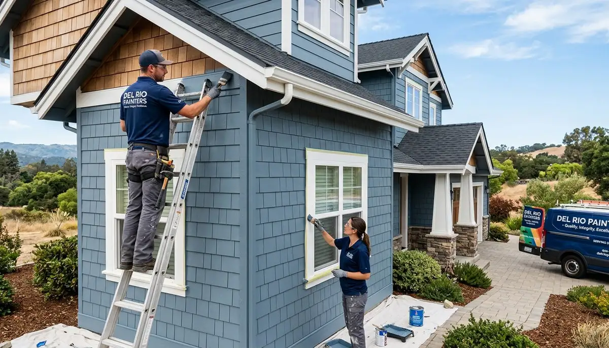 Professional house painters in Modesto CA providing expert exterior and interior painting services