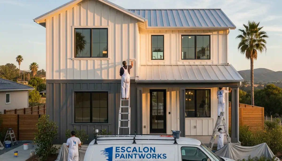 House painting contractor in Modesto, CA providing professional exterior and interior painting services