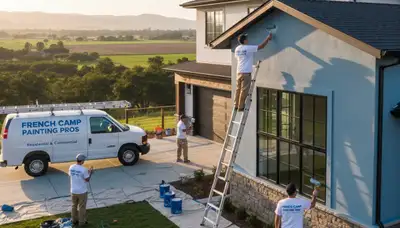 House painting crew serving Modesto, CA with professional residential exterior painting services