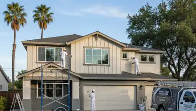 House painting contractor serving Modesto, CA with professional residential exterior painting services