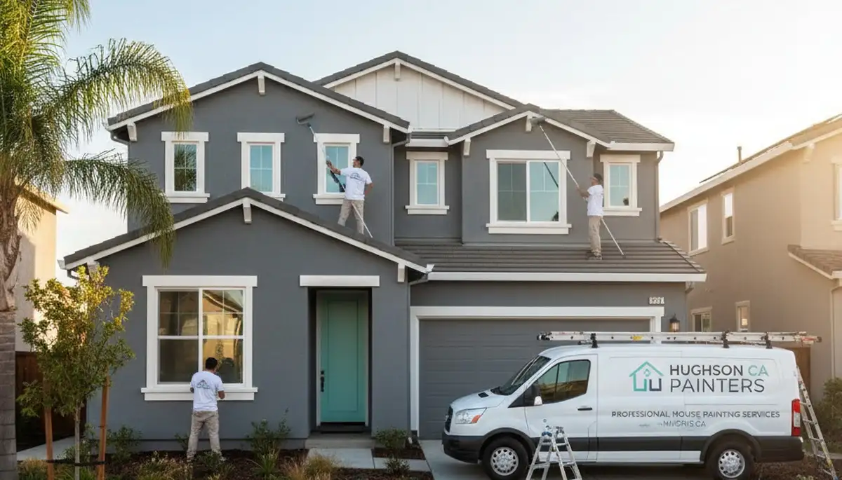 Modesto, CA house painters providing professional exterior and interior painting services