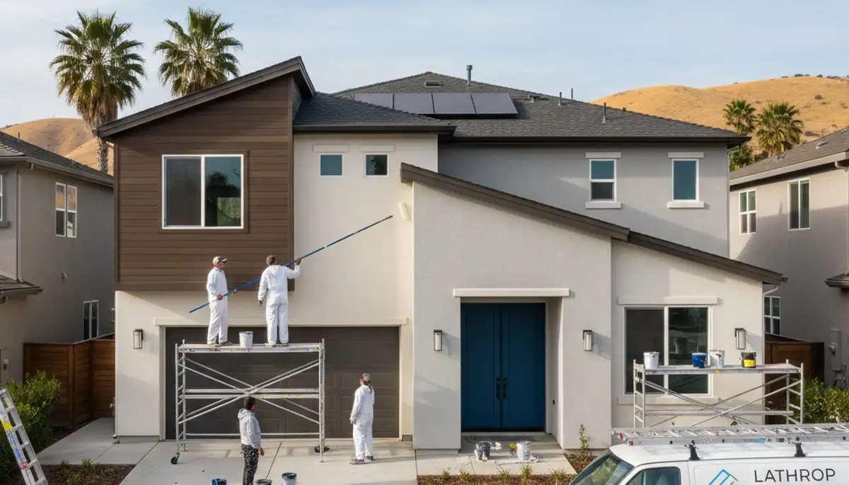 Professional house painting service in Modesto, CA for exterior and interior homes