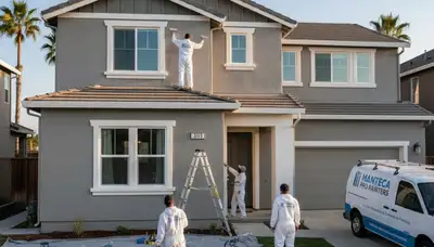 Modesto, CA house painting contractors providing professional interior and exterior painting services