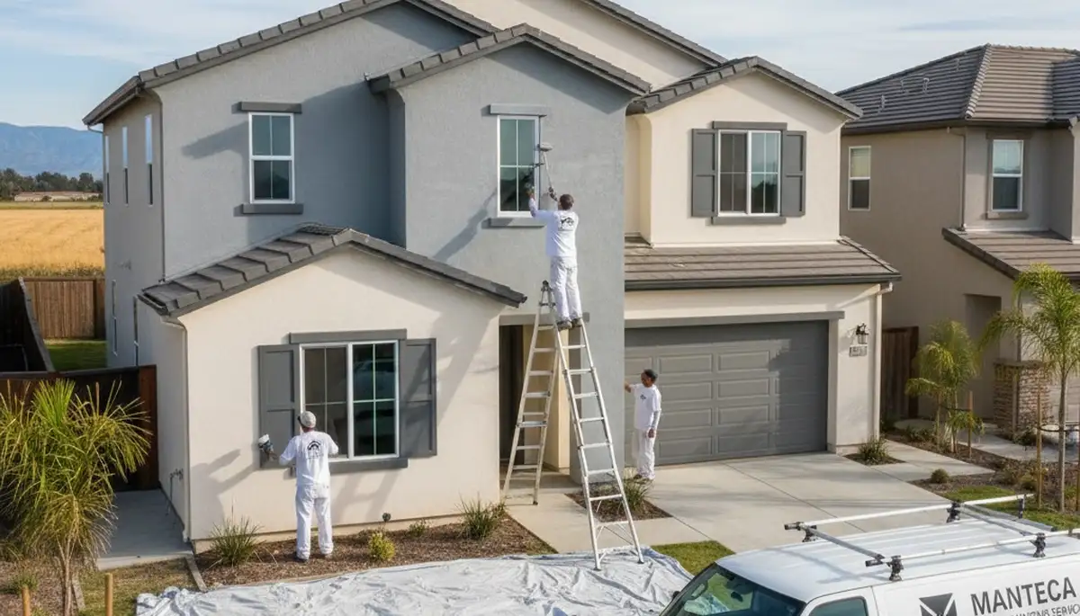 Professional house painting service in Modesto, CA for residential interior and exterior homes