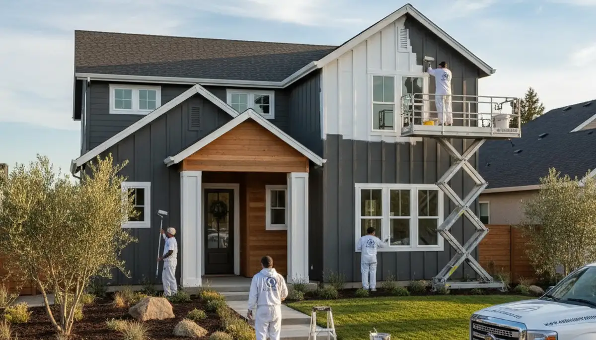 House painting contractor in Modesto, CA serving residential exterior and interior painting projects
