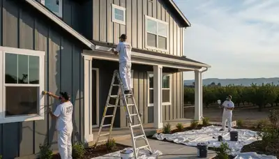 Professional house painting services in Modesto, CA by expert residential painting contractors