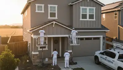 Professional house painters in Modesto CA providing expert residential exterior painting services