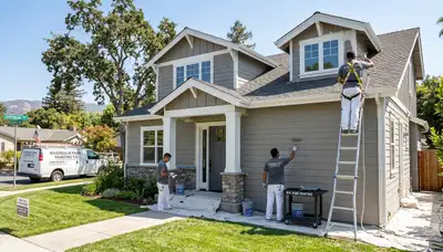 Professional house painters in Modesto CA providing expert residential exterior painting services