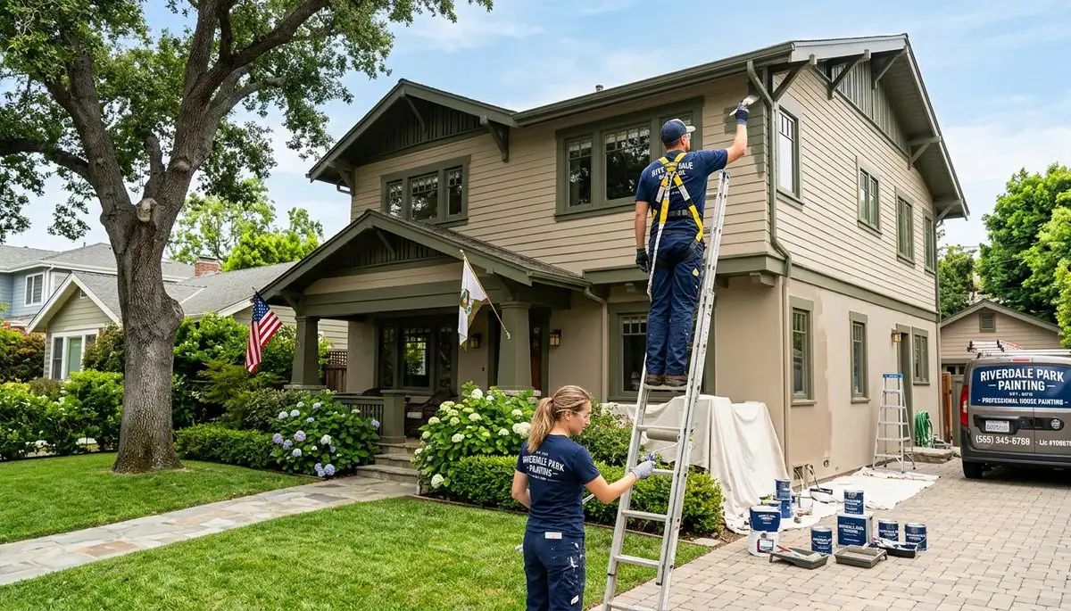 Professional house painters in Modesto CA providing expert residential exterior painting services