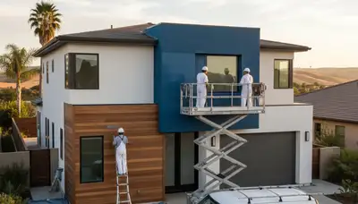 Professional house painters in Modesto CA providing expert residential exterior painting services