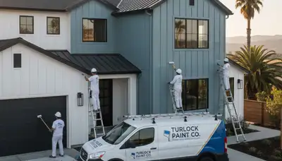 House painting contractor in Modesto, CA providing interior and exterior painting services