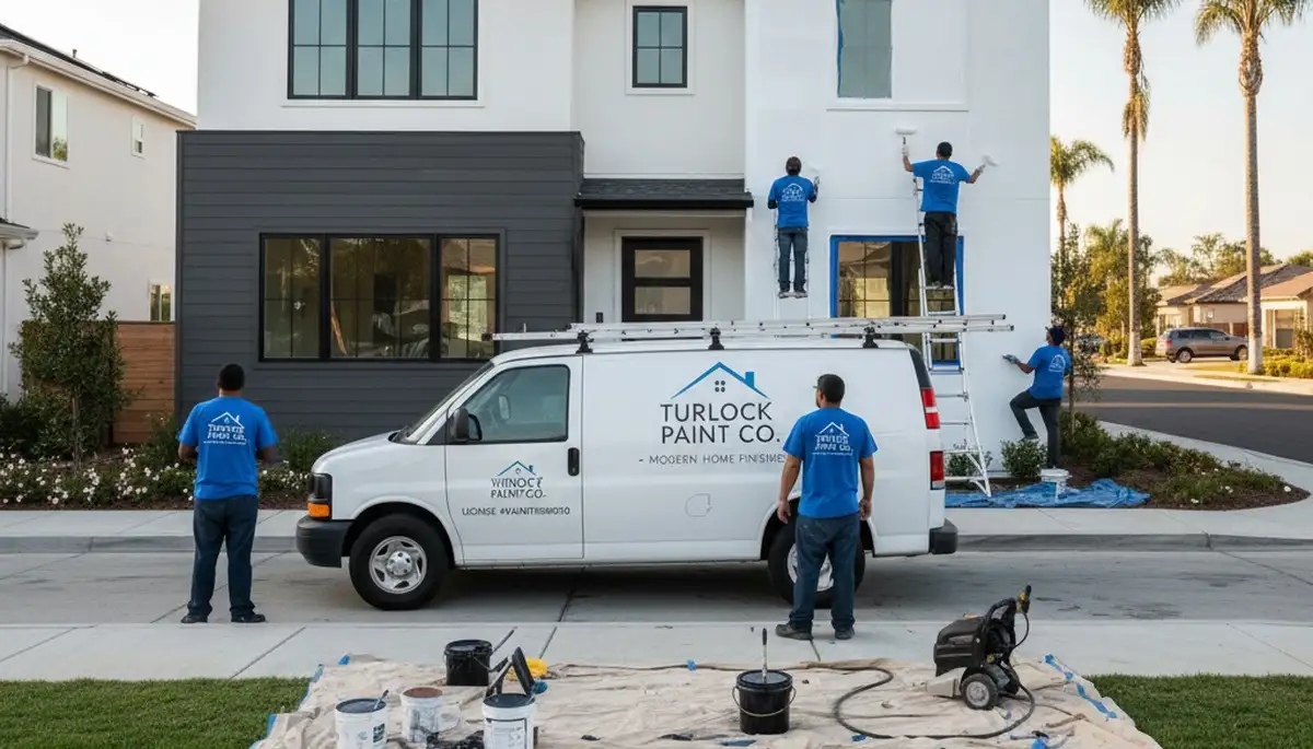 House painting contractors in Modesto, CA providing professional exterior and interior painting services
